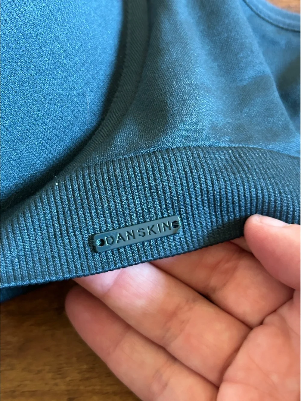 Danskin Intimates Padded Bra Size 40D in Teal
